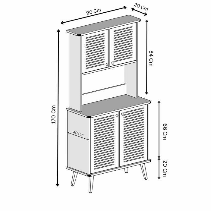 Hanah Home Avior 90 Blanco